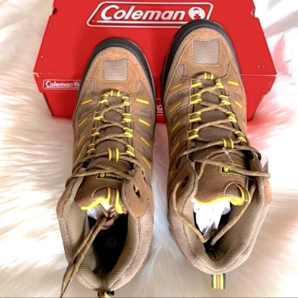 NWT Coleman Men's Brown and Black Hiking Snow Rain Boots